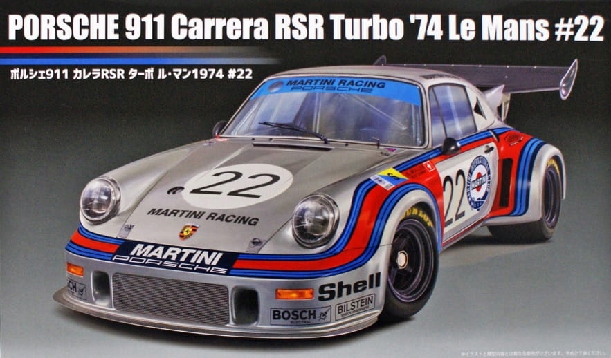 Porsche 911 Carrera Rsr Turbo Le Mans 1:24 Fujimi 12648