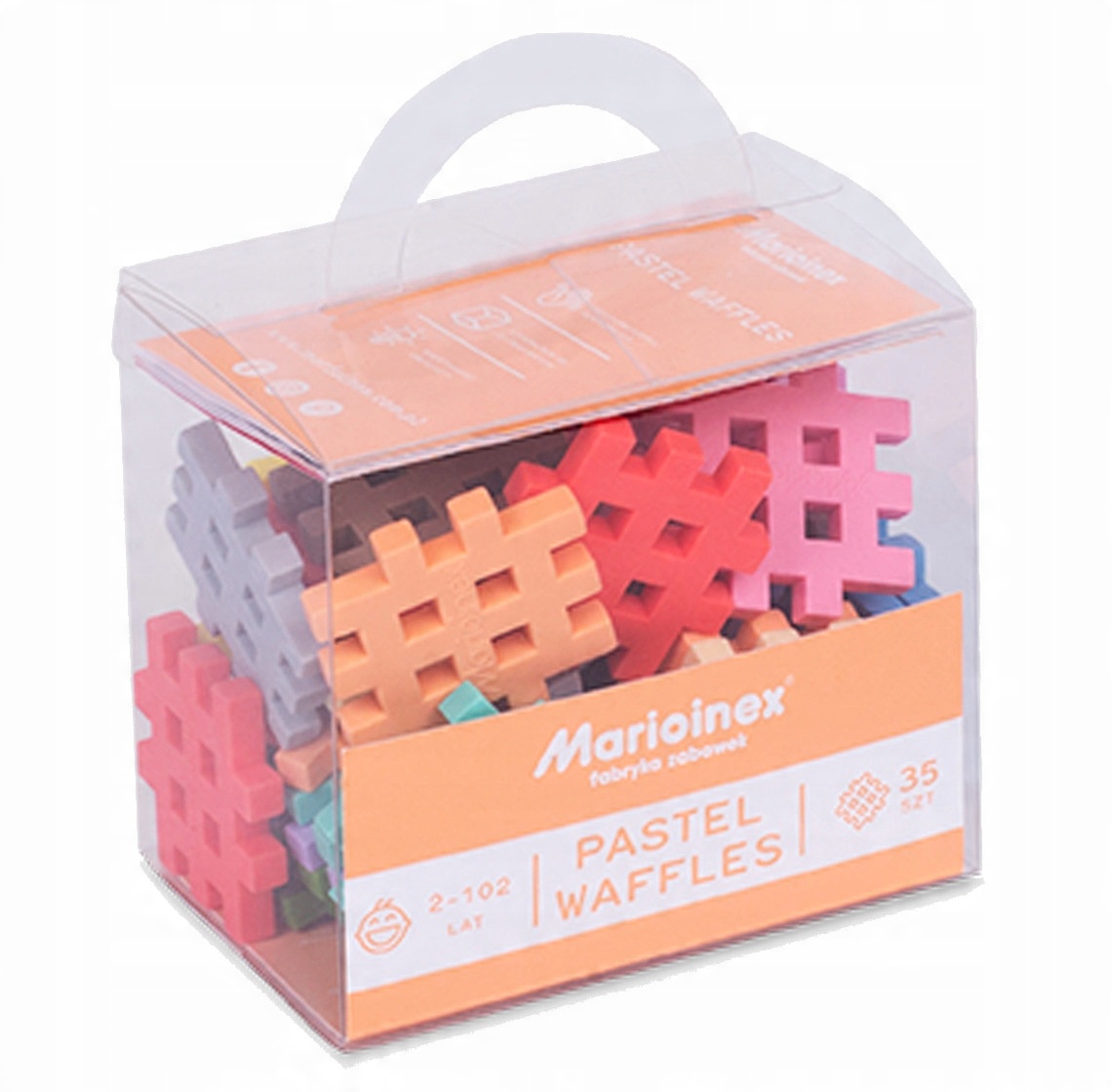 

Marioinex Klocki Mini Waffle Wafle 35 El. Pastel