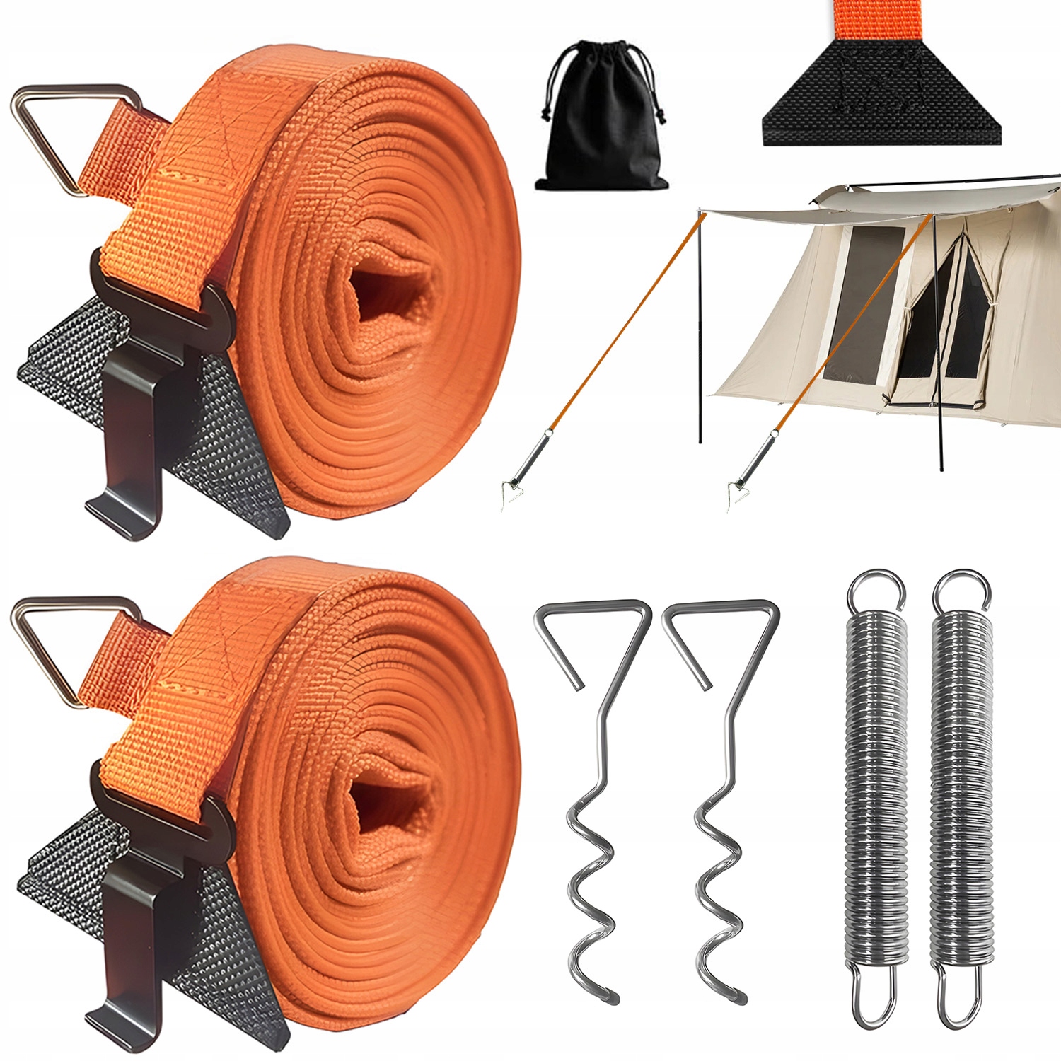 Sada Pásů Pro Bouřkové Rolety Na Markýzy Pro Upevnění Markýz V Kempech