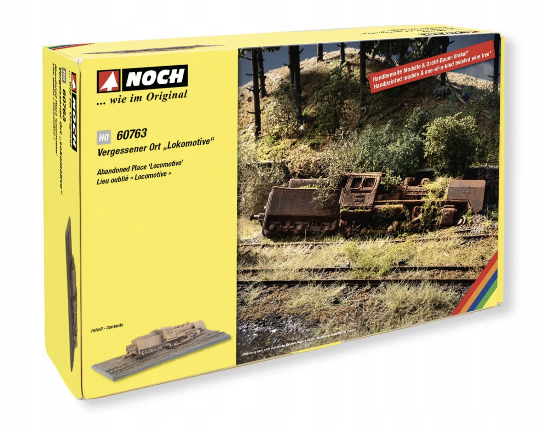 Noch 60763 " Opuštěné místo „ Lokomotiva-Parní vůz , Měřítko H0 1:87