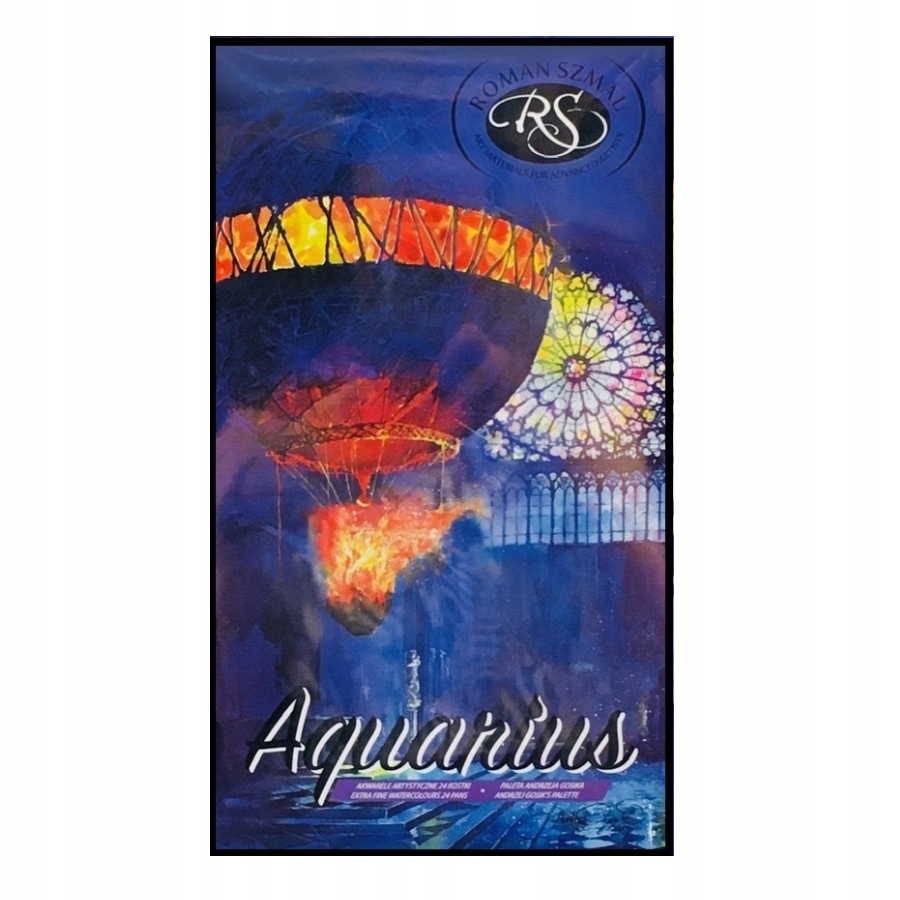 Akvarely v kostkách Aquarius Paleta Andrzej Gosik 24 barev