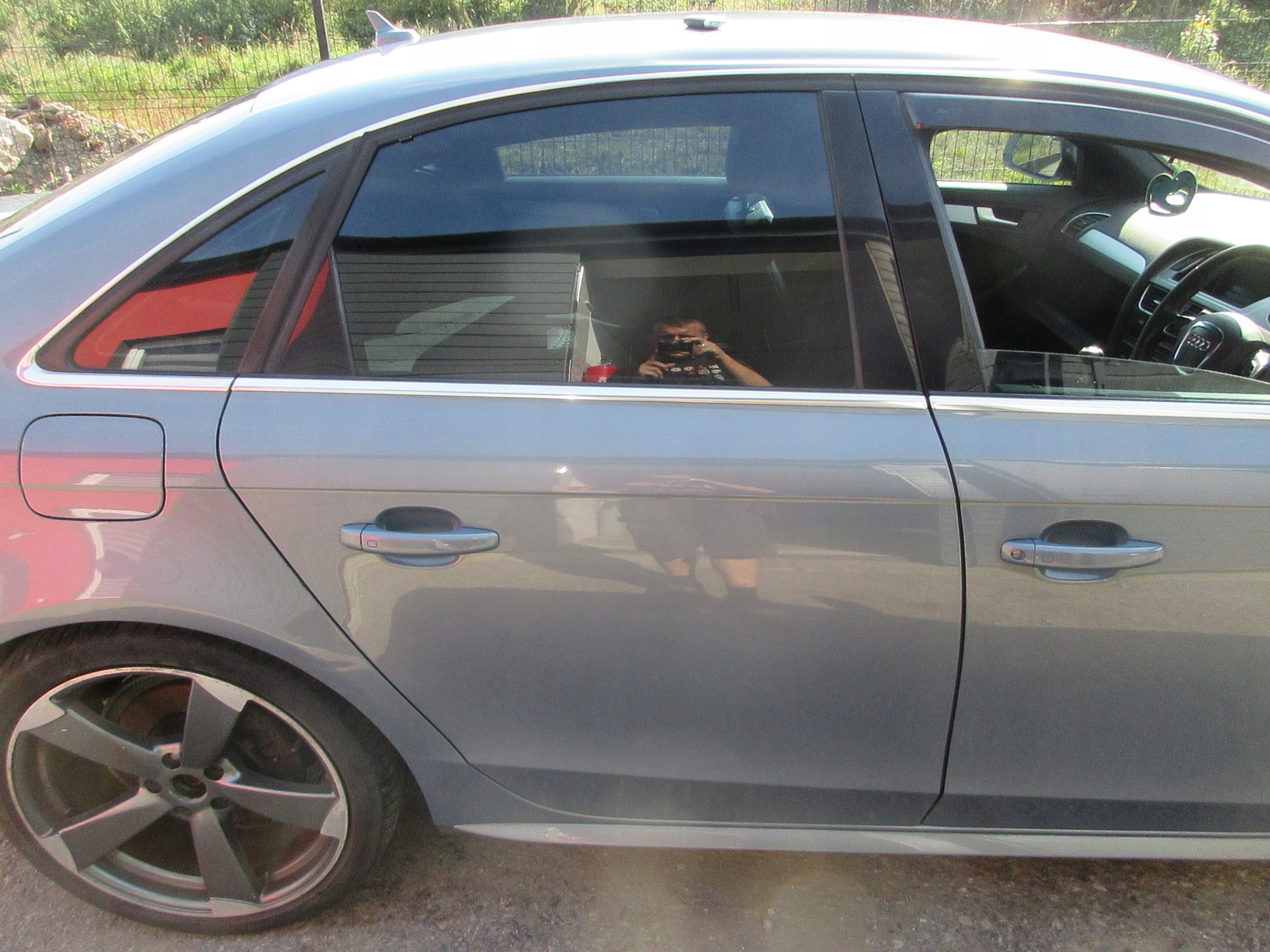 DRZWI PRAWY TYŁ AUDI A4 B8 SEDAN LX5X S-LINE