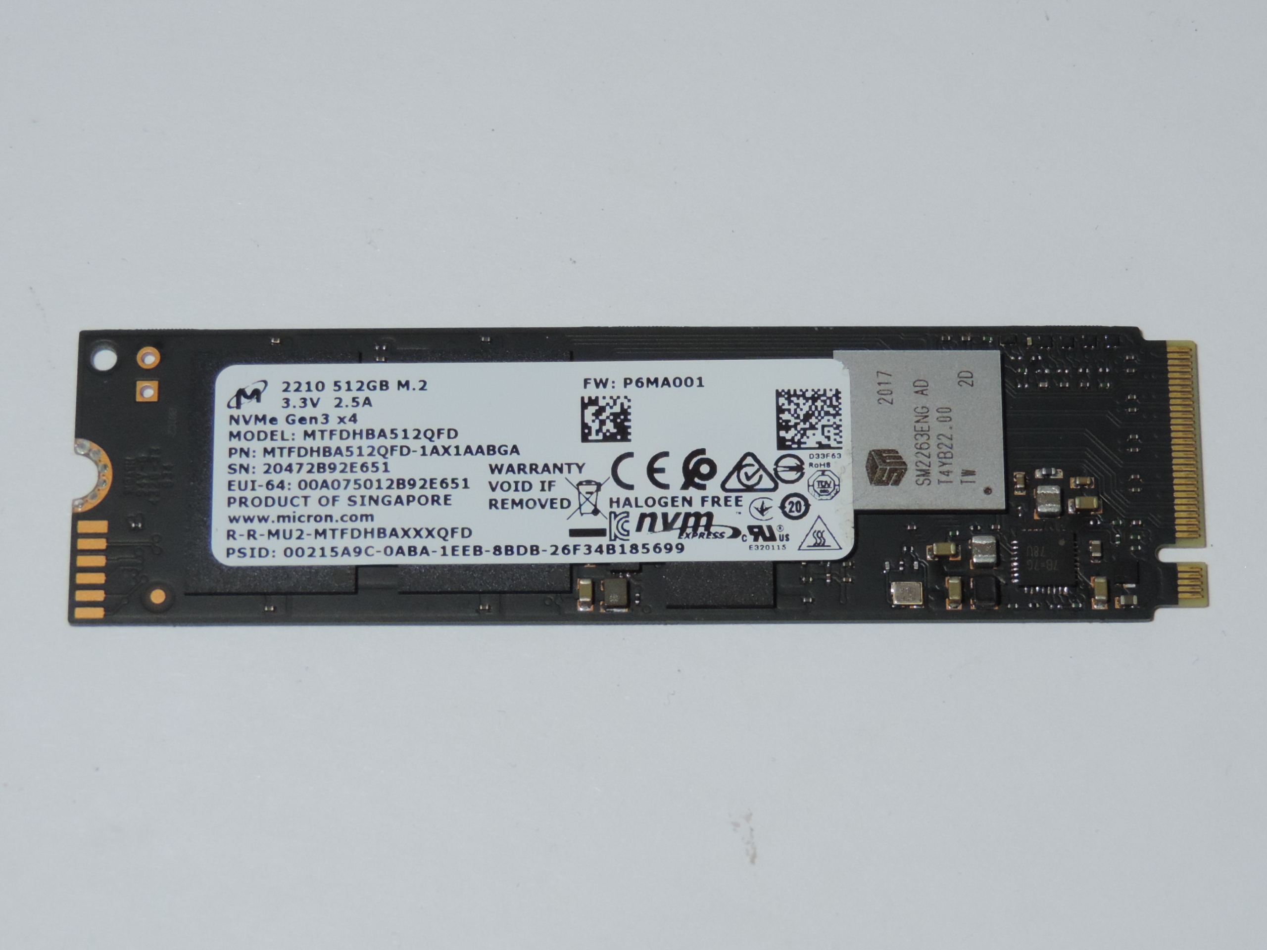 DYSK SSD 512GB MICRON MTFDHBA512QFD NVMe - Sklep, Opinie