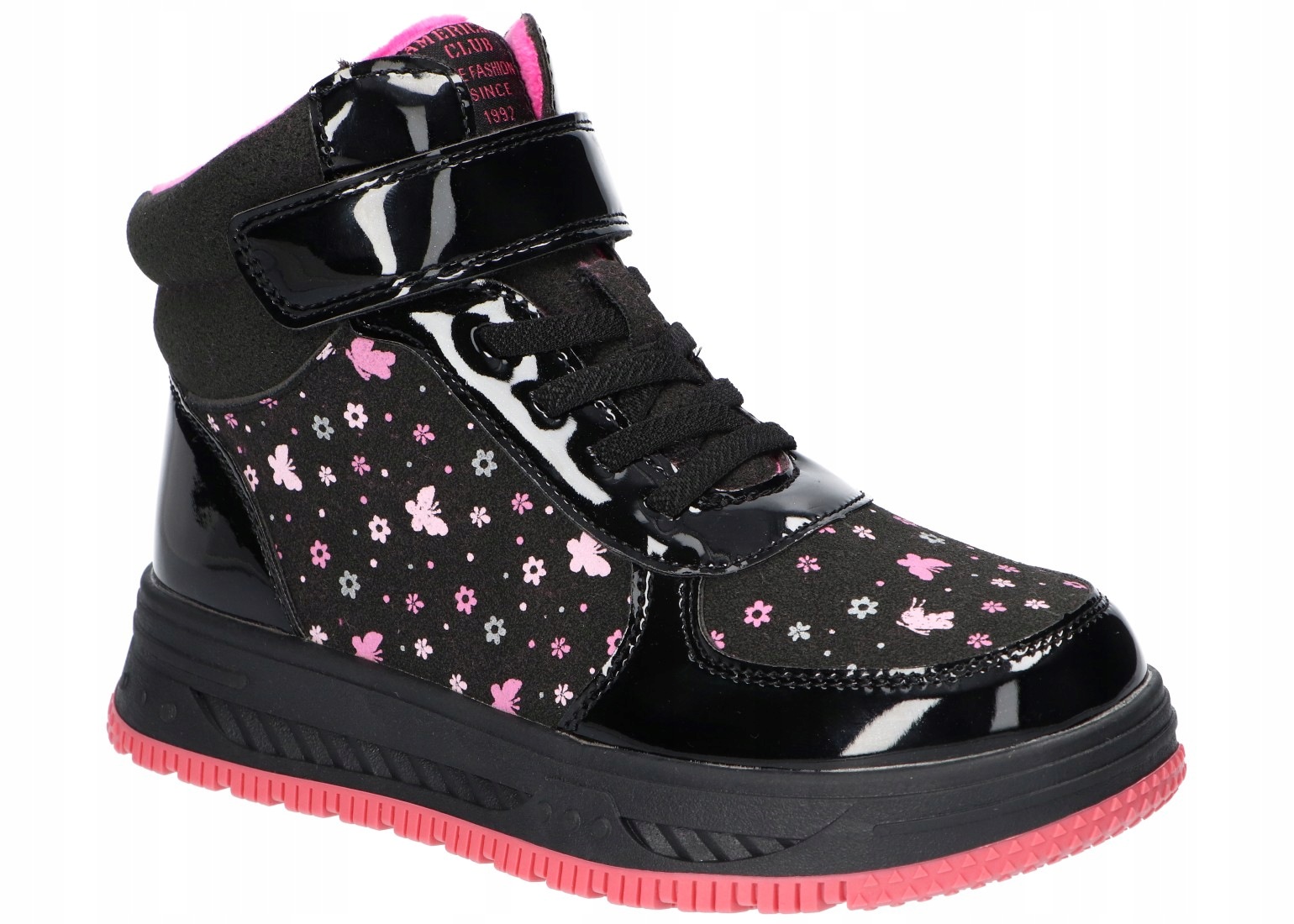 American Club XD149 Ocieplane Trzewiki Sneakersy Buty Zimowe Dziecięce B 34
