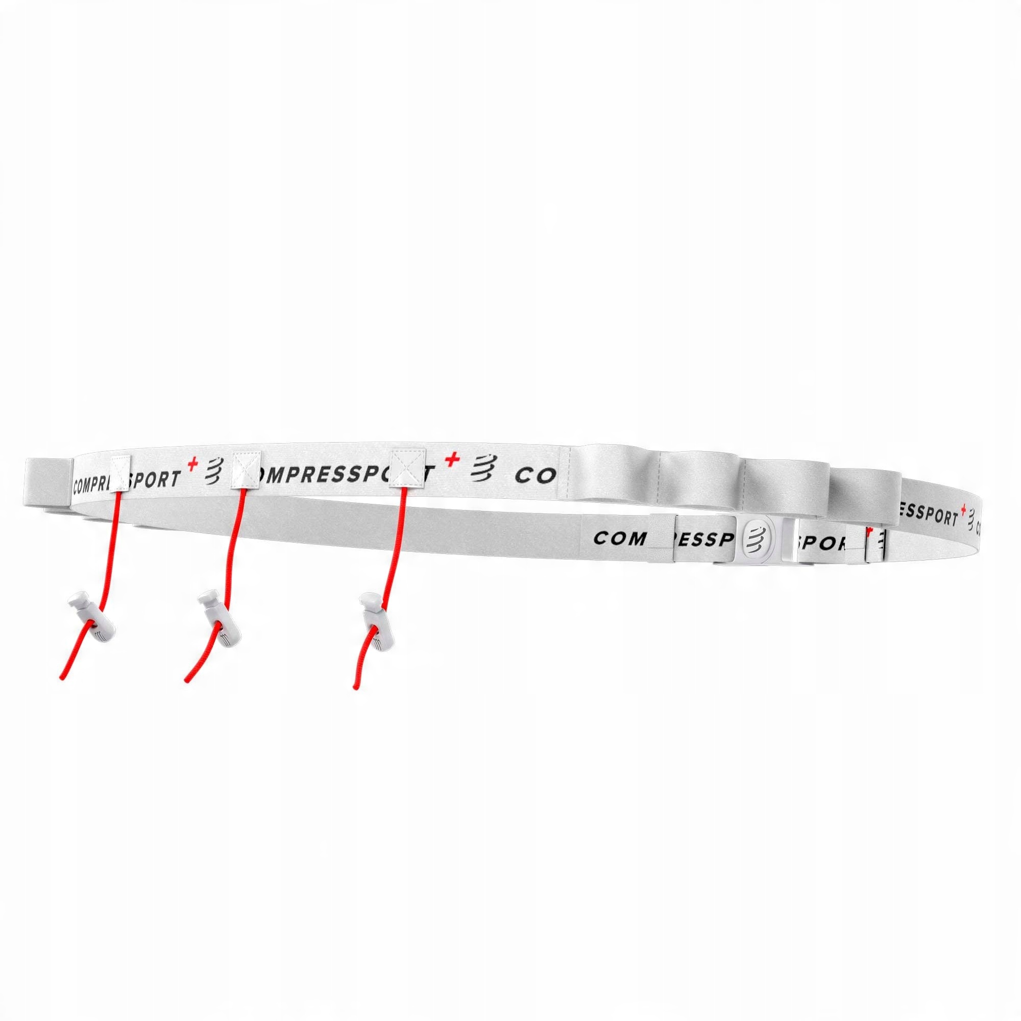 

Pasek Compressport pas na numer startowy i żele