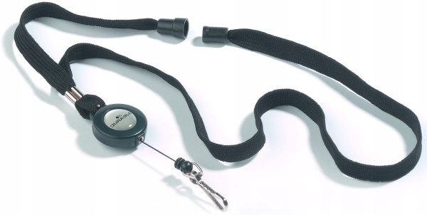 

Smycz Durable czarna z mechanizmem sciągającym