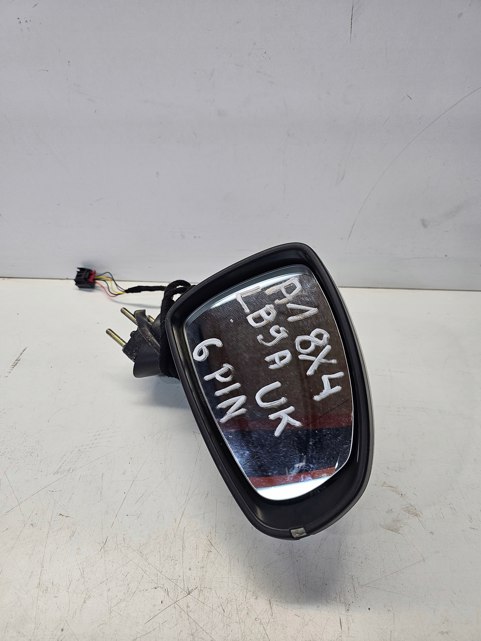 mirror exterior right AUDI A1 8X4 6-PIN UK LB9A