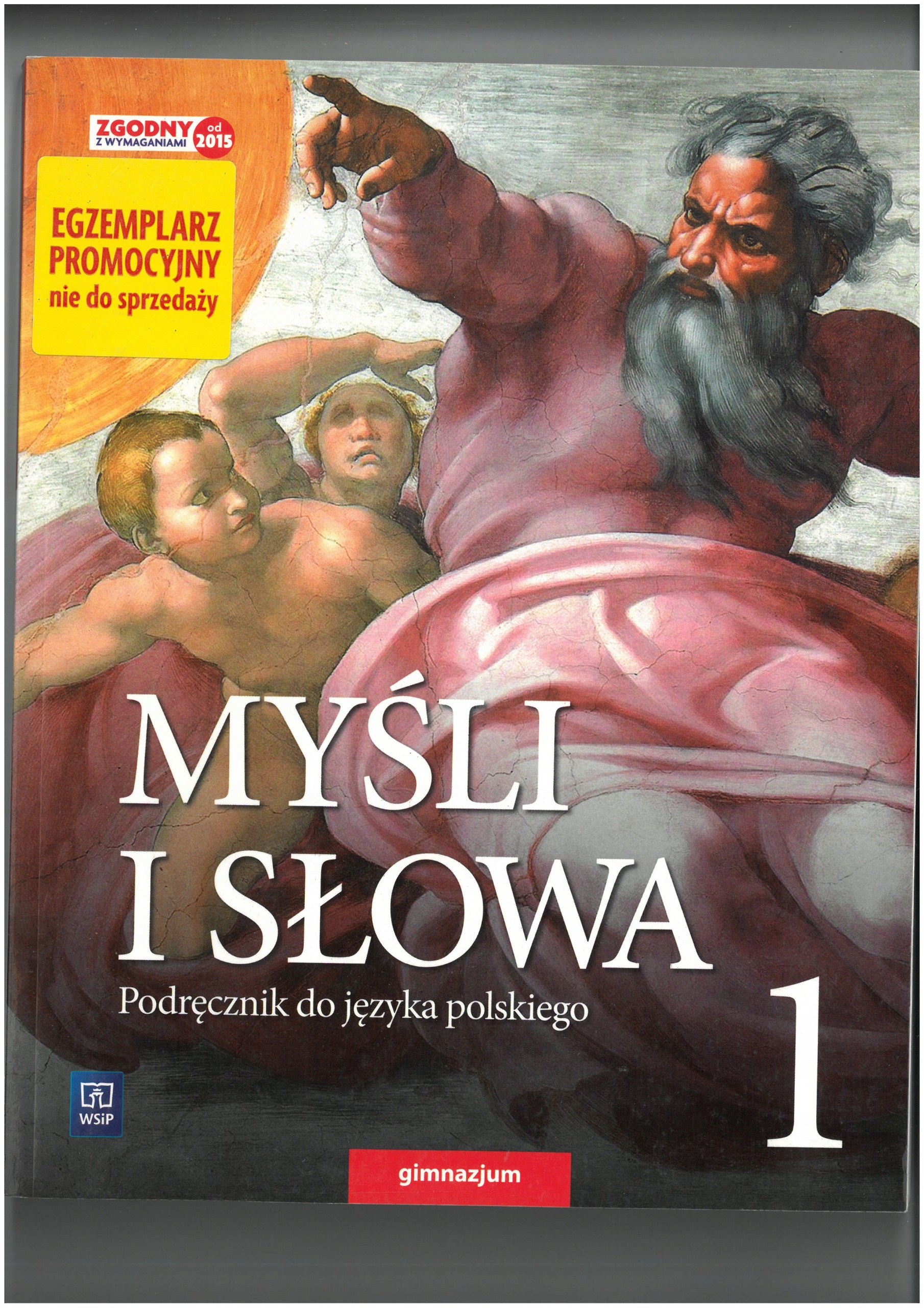MYŚLI I SŁOWA 1 PODRĘCZNIK DO J. POLSKIEGO WSIP