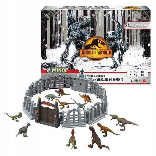 

Jurassic World Kalendarz Adwentowy Figurki Mattel