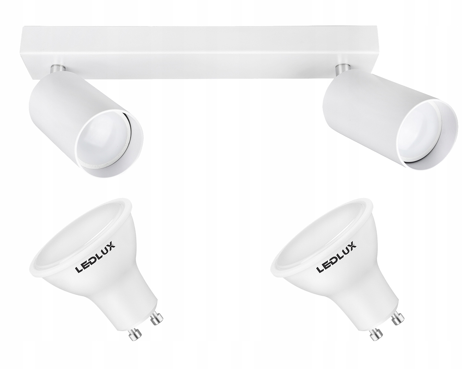 

Lampa sufitowa szyna spot oprawa halogenowa 2xGU10