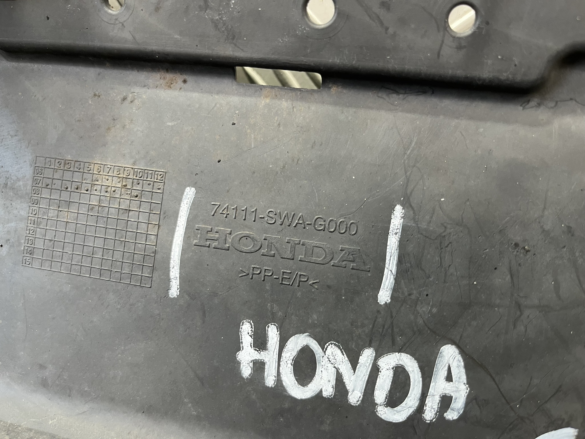 HONDA CRV III 07-12 kryt pod motor dolní kryt 74111-SWA-G000 OE