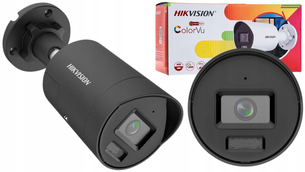 Kamera Ip Hikvision DS-2CD2083G2-LI2U Black/ 2,8mm, AcuSense, Smart Light