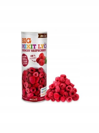 Mixit Velké Křupavé Maliny Lyofilizované Ovoce 140 G