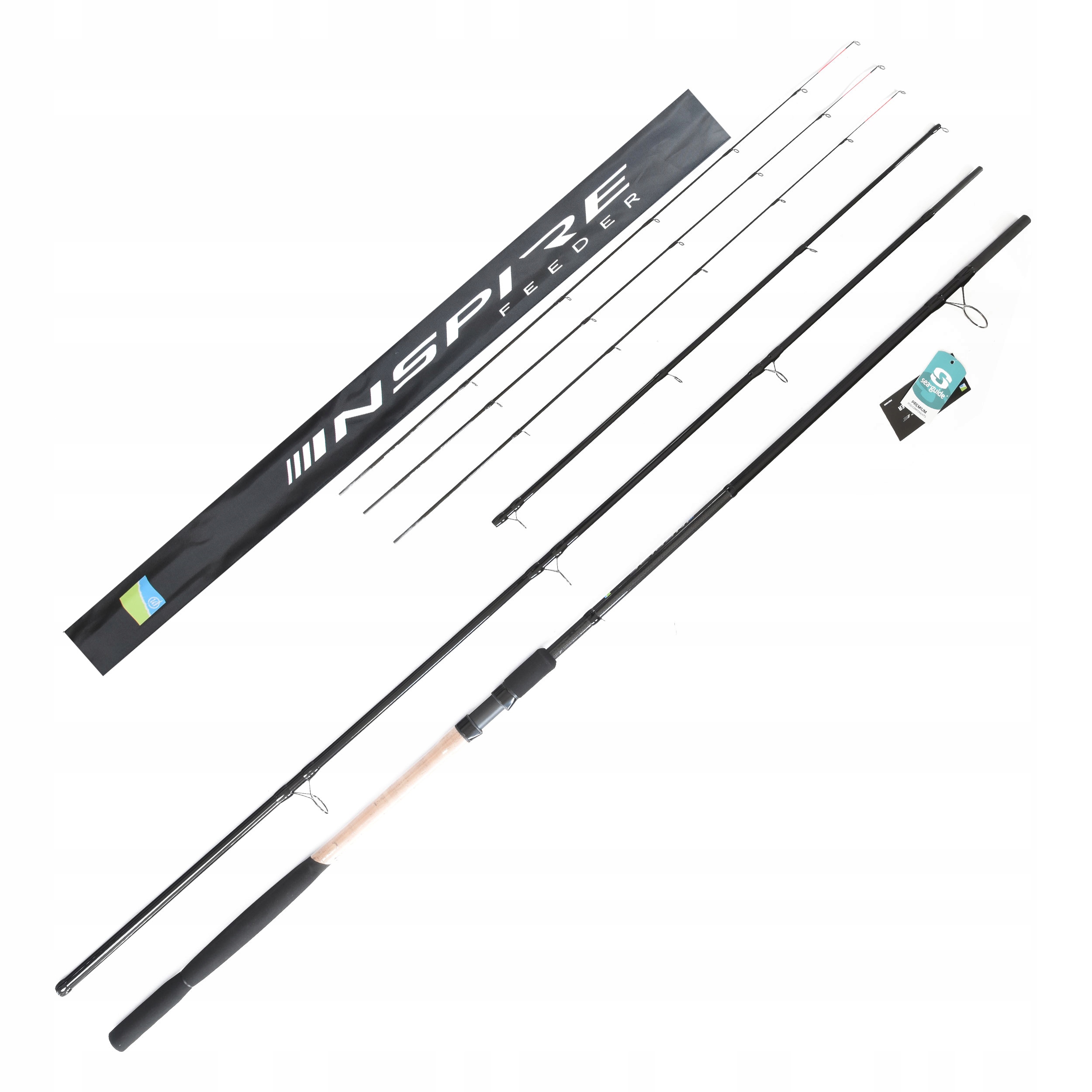 Wędka feederowa Preston Inspire Feeder 3.80m -80g +3 węglowe szczytówki
