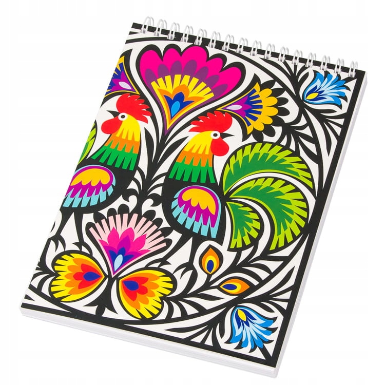 

Notes A5 Folk Łowickie Koguty