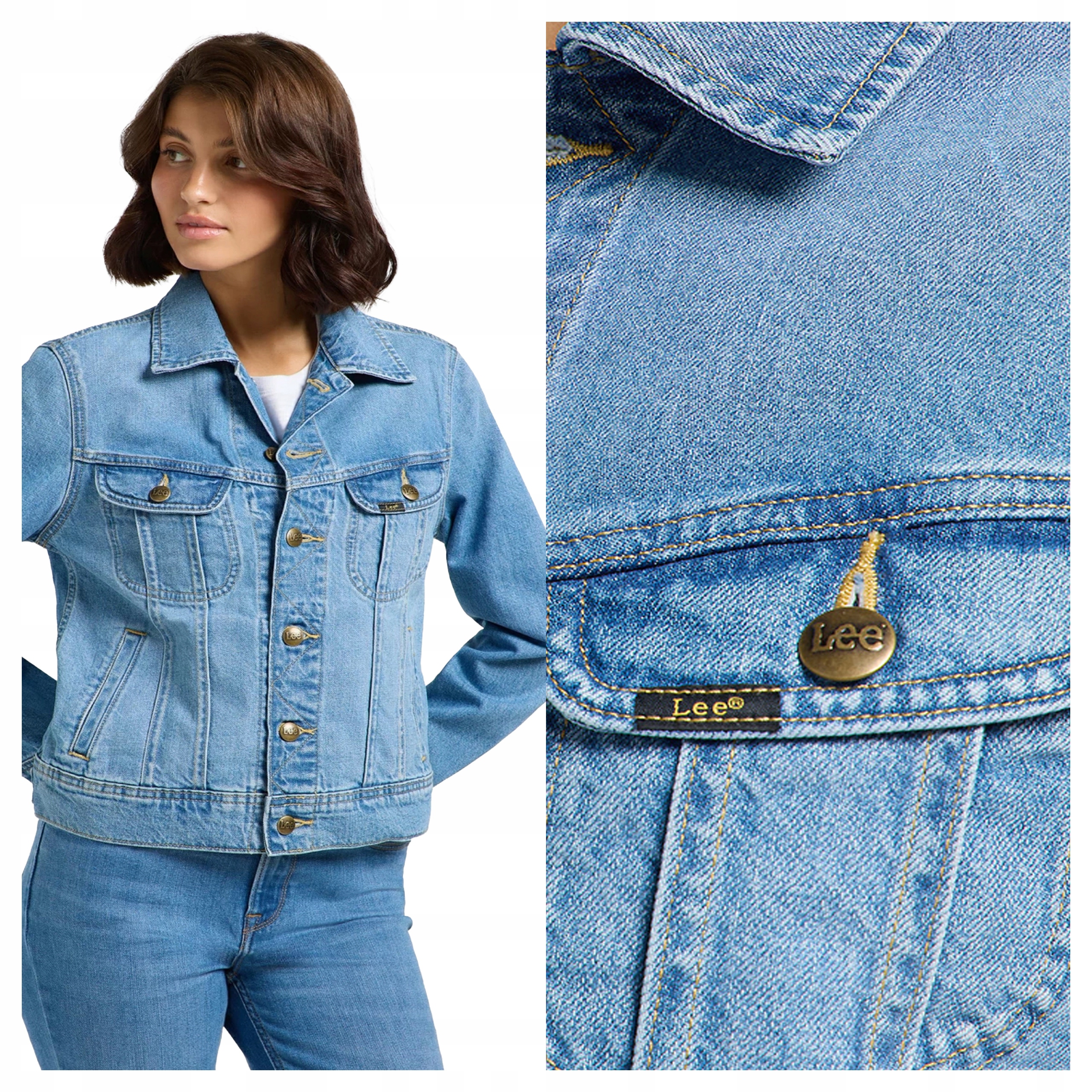 Lee Rider Jacket M Dámská džínová bunda