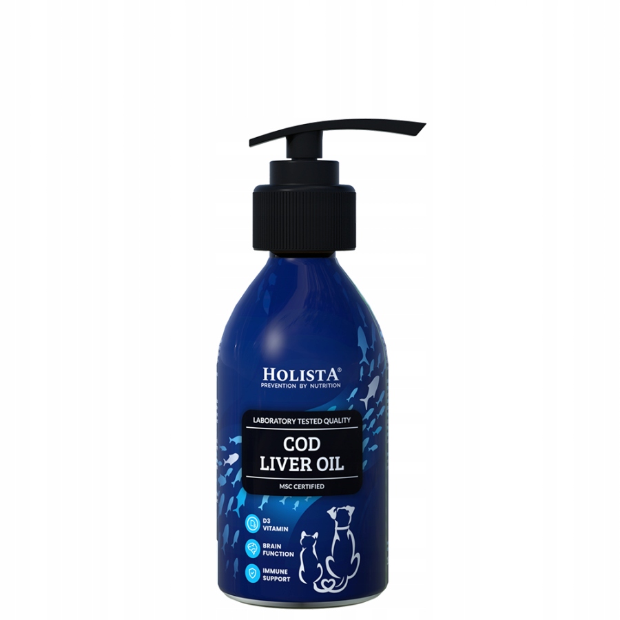 Olej z wątroby dorsza HolistaPets olej 1000 ml 1000 g 1 szt.