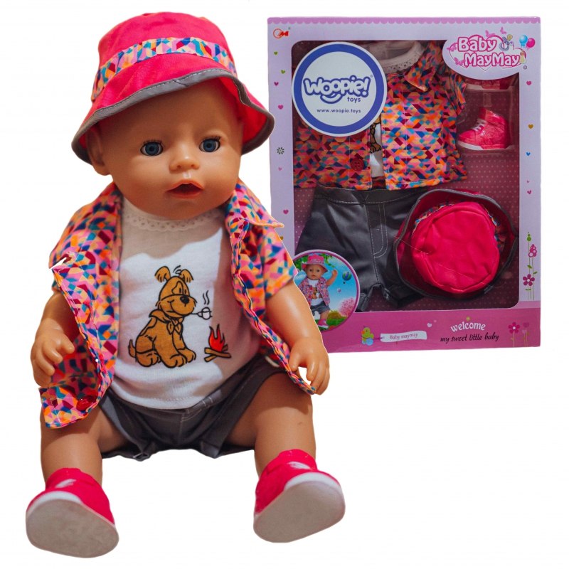 

Ubranko Dla Lalki Kurteczka Czapeczka 43-46 CM