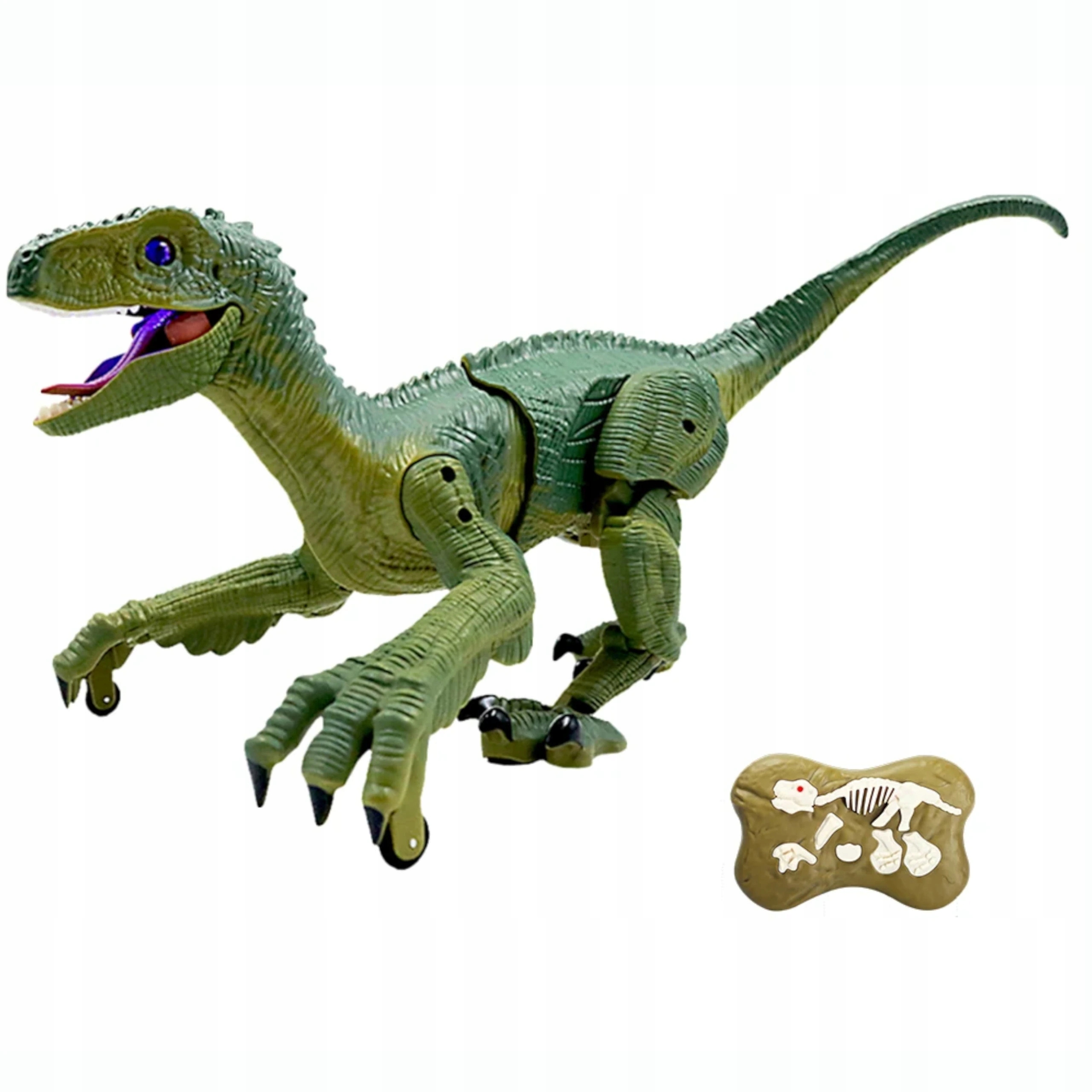 Dinozaur Velociraptor zdalnie sterowany pilot port usb dźwięki QX020 Płeć chłopcy dziewczynki