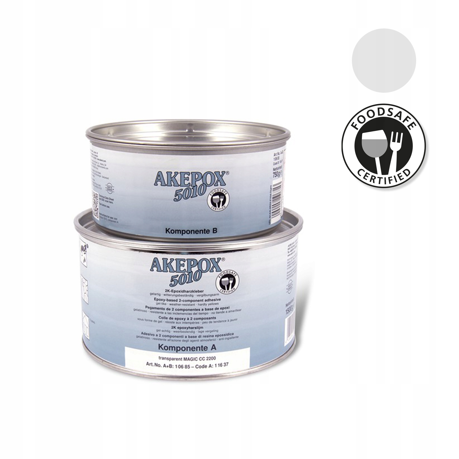 Akemi Akepox 5010 Lepidlo Na Kámen Z Mramorové Žuly 2,25 kg