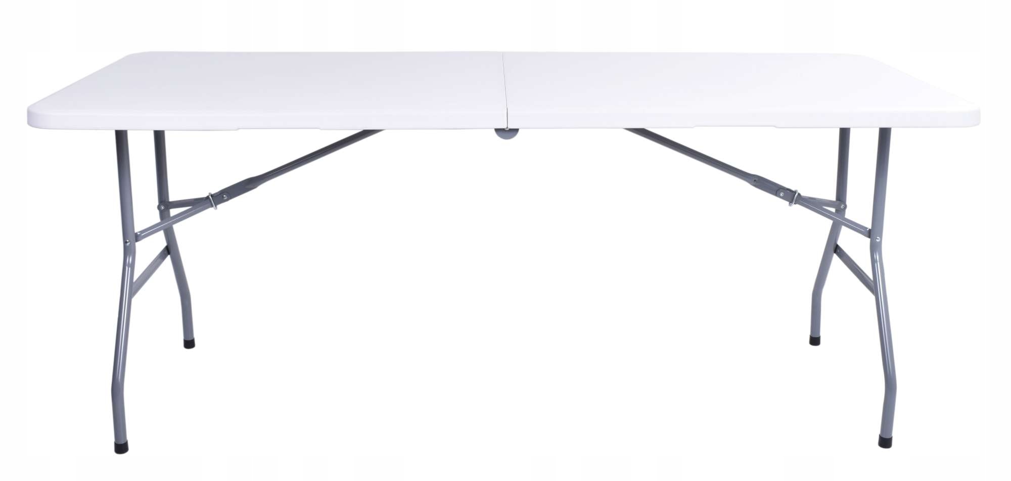 STÓŁ CATERINGOWY BANKIETOWY ROZKŁADANY SKŁADANY OGRODOWY WALIZKA 180 cm Szerokość mebla 180 cm