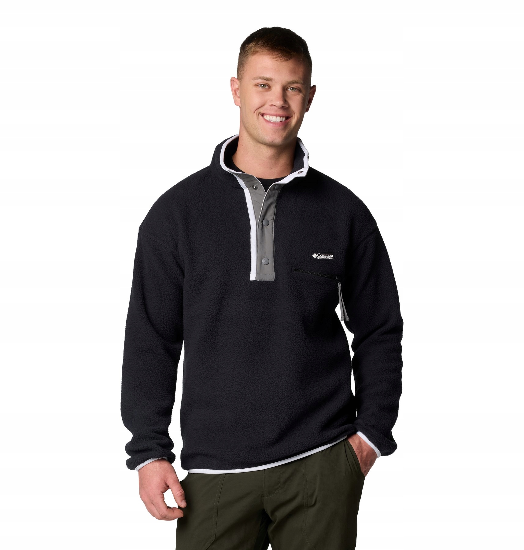 Pánský fleece Columbia Helvetia II černý 2090891010 r XL