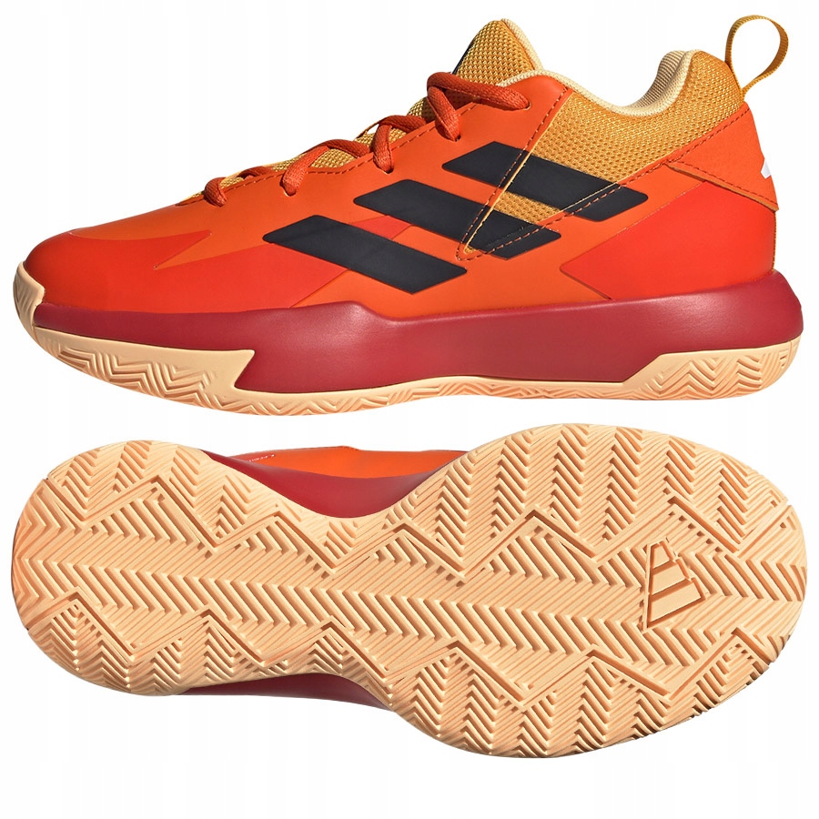 Nt Buty na halę adidas Cross Em Up Select Jr IE9274 39 1/3 pomarańczowy
