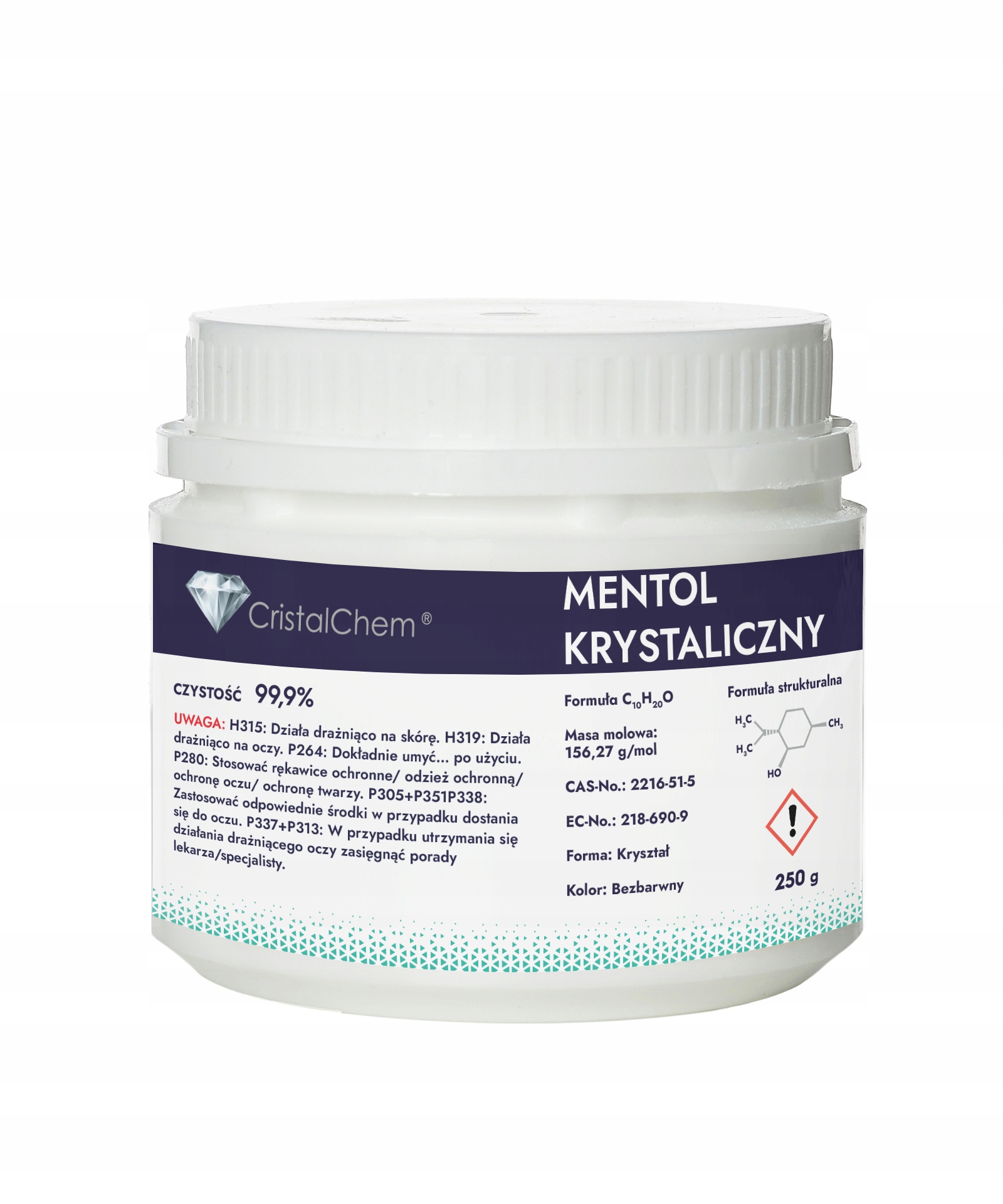 

Mentol krystaliczny Spożywczy 250g * Kryształy*