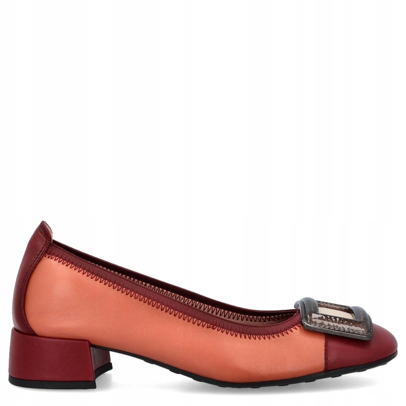 Prémiové lodičky s přezkou Hispanitas CHI254318 Bordové 39