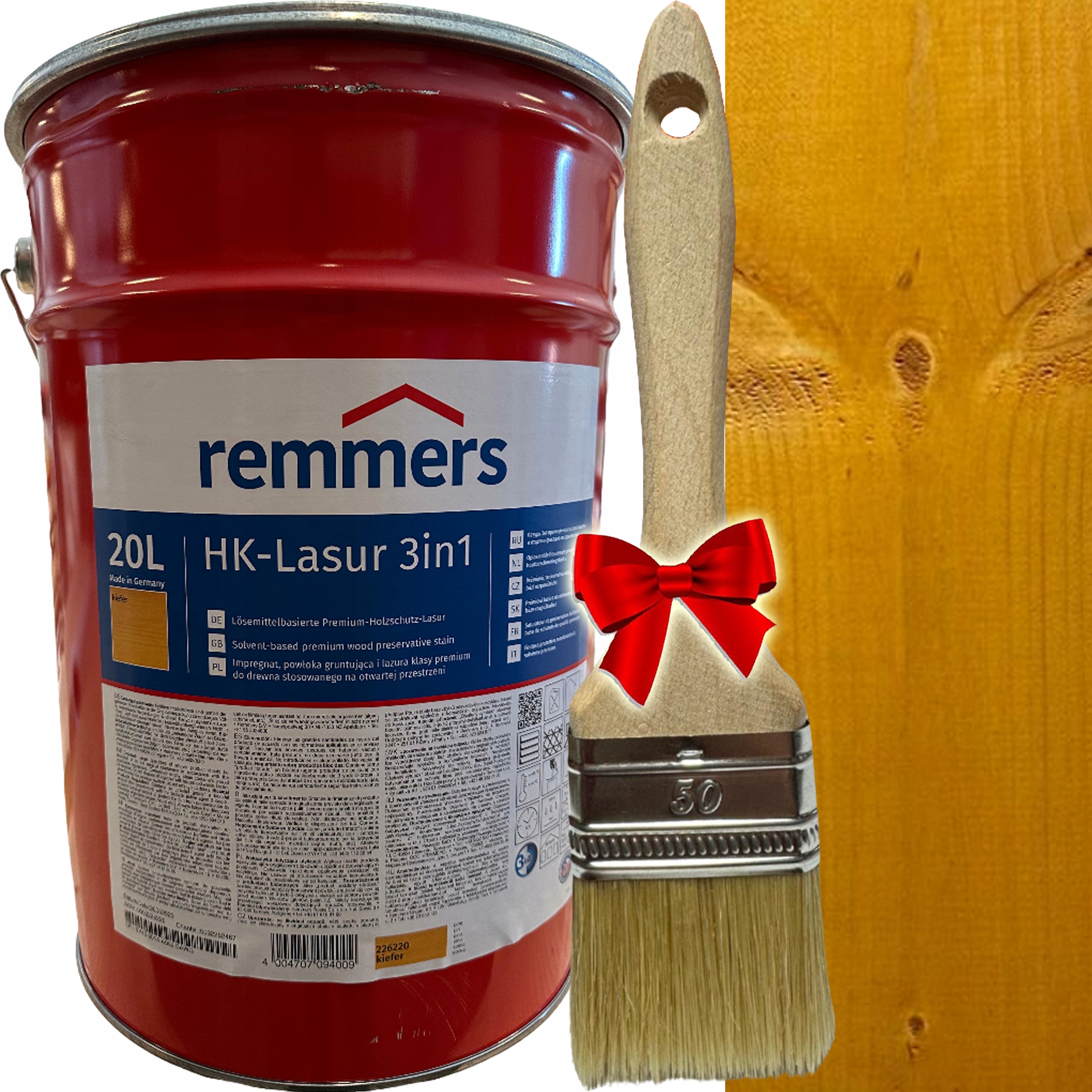 Remmers Impregnat do elewacji Hk Lasur Lazura 3w1 20L Sosna 2262