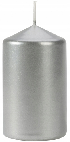 

Bispol świeca świeczka walec 60/100 Srebrna
