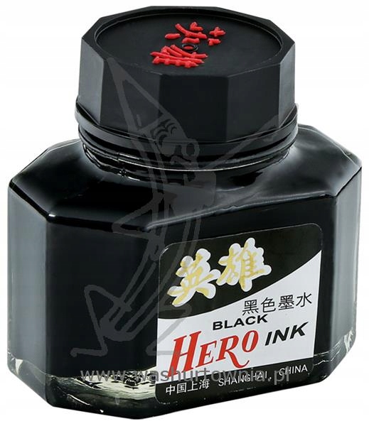 ATRAMENT HERO CZARNY 50ML. 4354