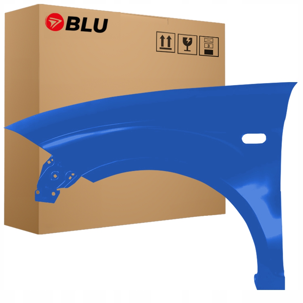 Blu Blatník Seat Altea 5P1 LW5P levý modrý 04-15 přední AzulApollo