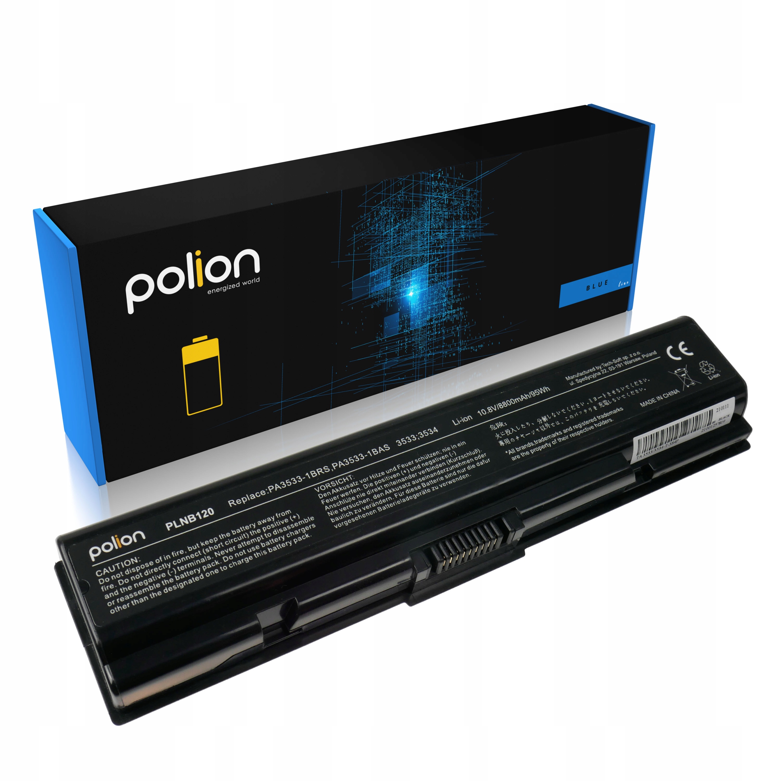Baterie PA3534U-1BRS pro notebook Toshiba 8800 mAh