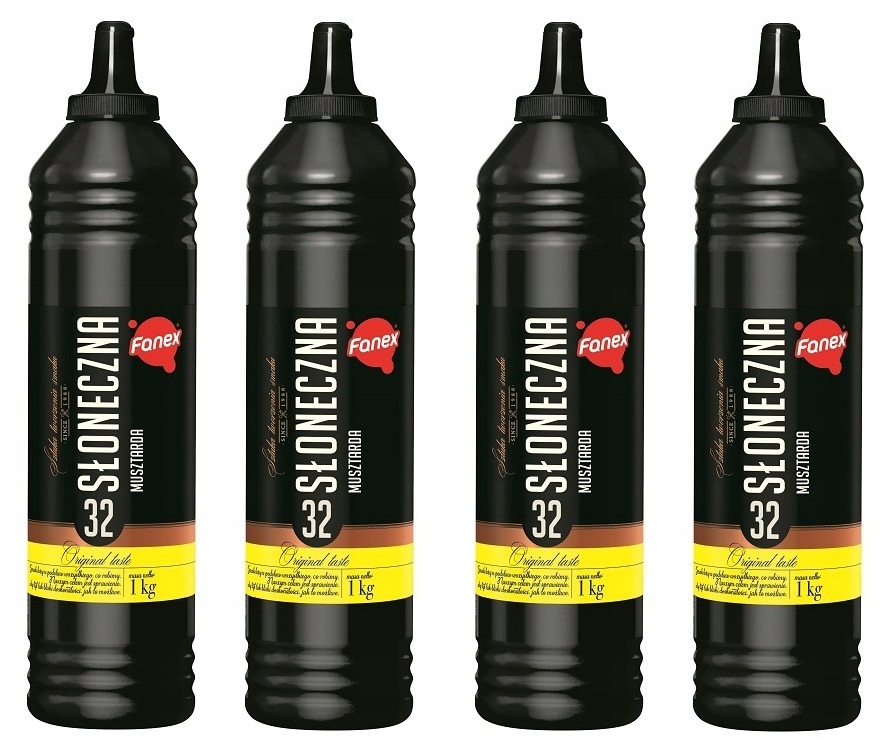 Levně 4 x 1000 g Fanex Hořčice premium Karton