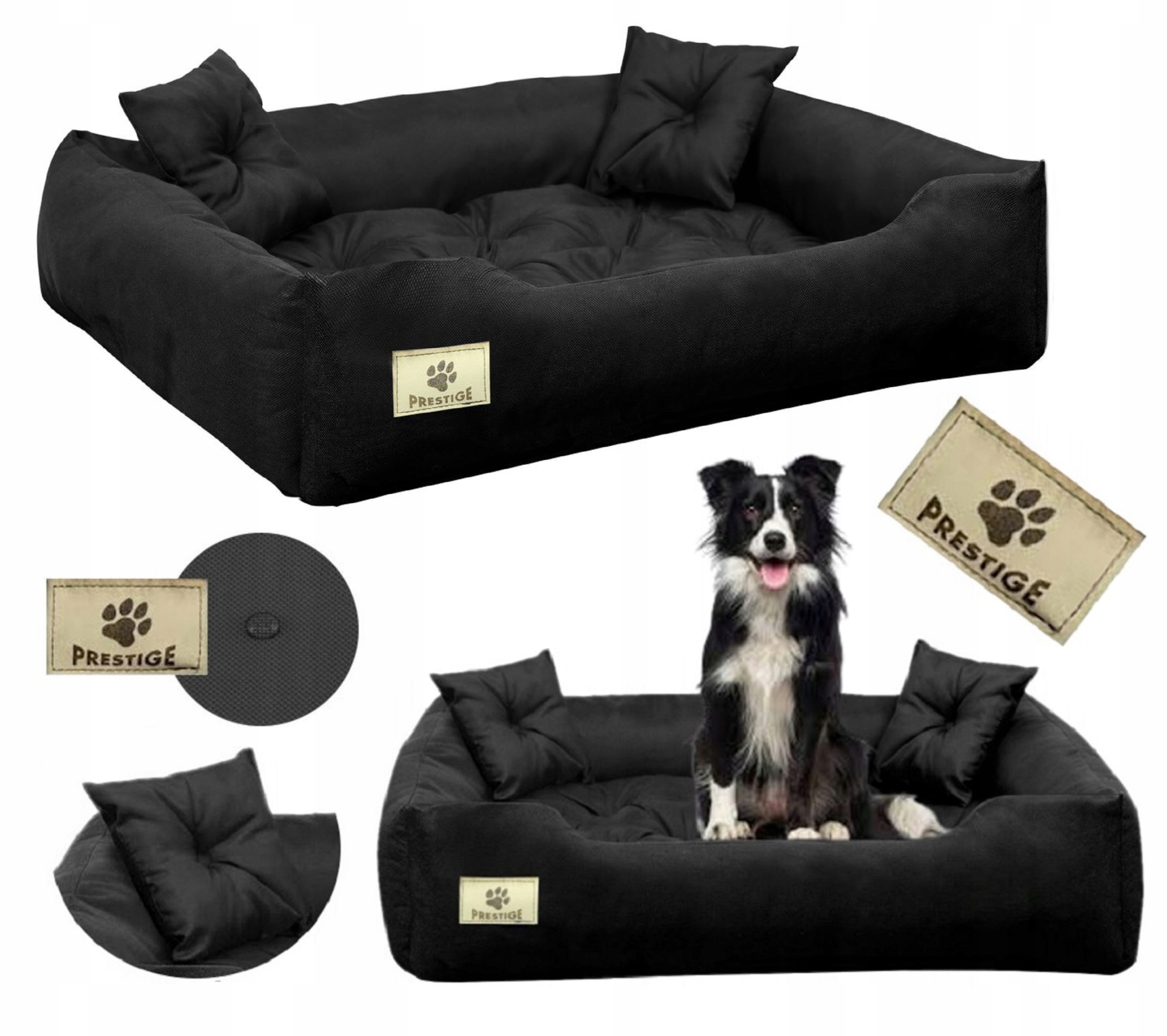 Pelíšek pro psa kotec Prestige 115x95 cm, voděodolná, černá