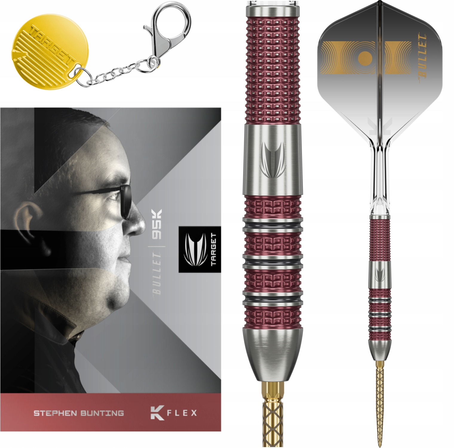Lotki Rzutki Dart Target Stephen Bunting 95K Sp 95% Wolfram 18g