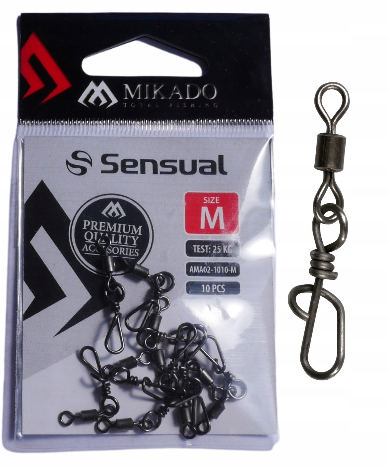 Agrafki Quicklock z krętlikiem Mikado roz. M