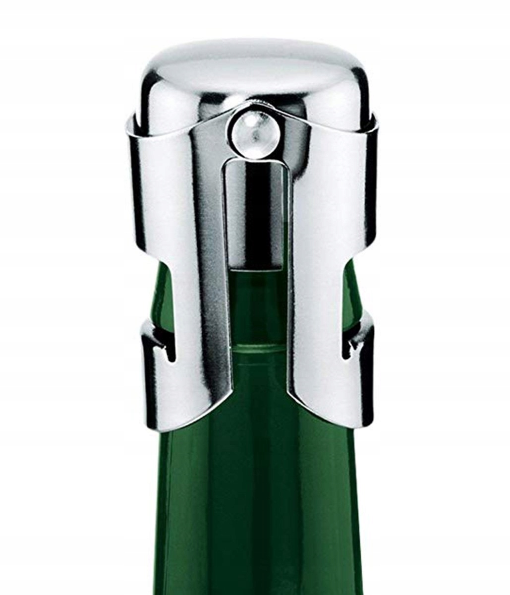 STOPER DO BUTELKI KOREK DO SZAMPANA ZATYCZKA DO WINA ZATRZASKOWY SREBRNY Producent 3M