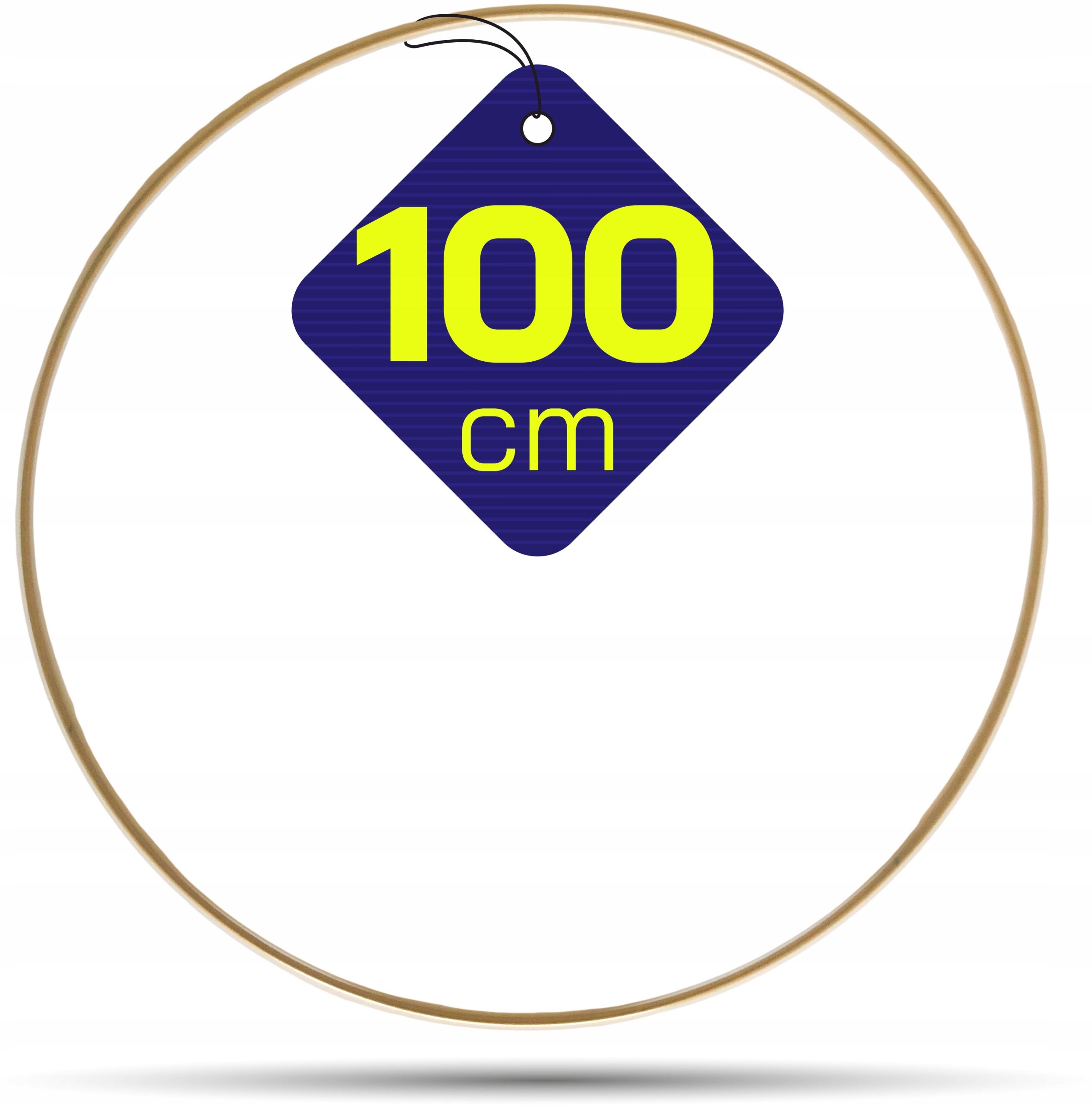 

metalowa obręcz Złota Mat kółko łapaczy snów 100