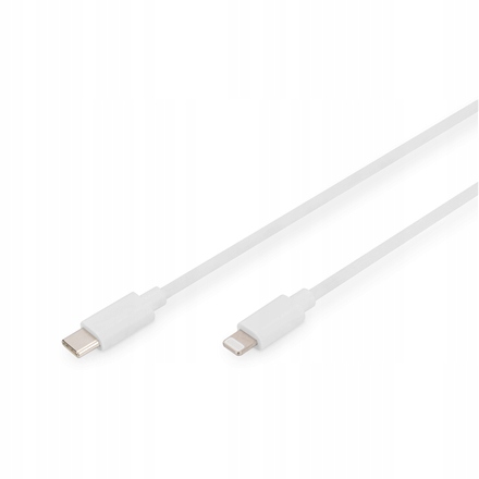 Digitus Męski Apple Lightning Męski Biały 24-pinowy Usb-c 2 m
