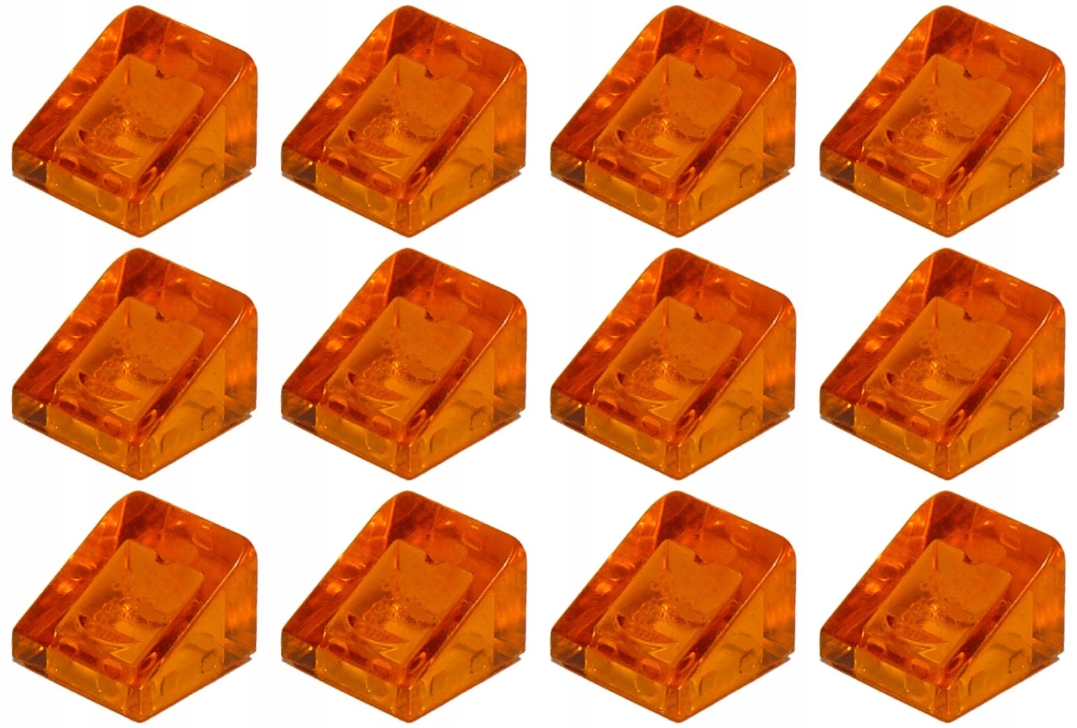 

Lego 54200 Skos 1x1 trans pomarańczowy (3g) 12 szt