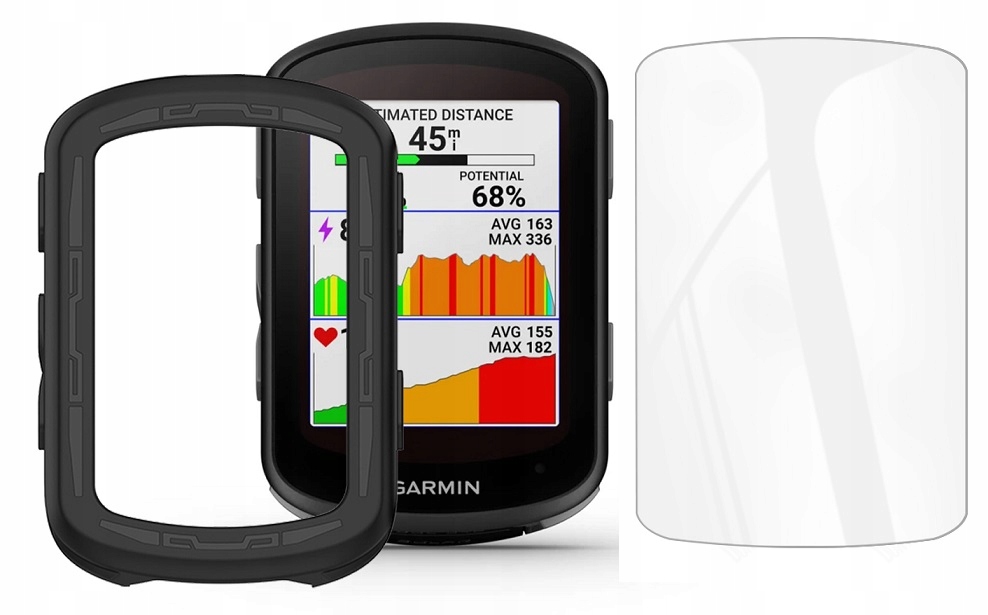 Etui Silikonowe Szkło do Garmin Gps Edge 540/840