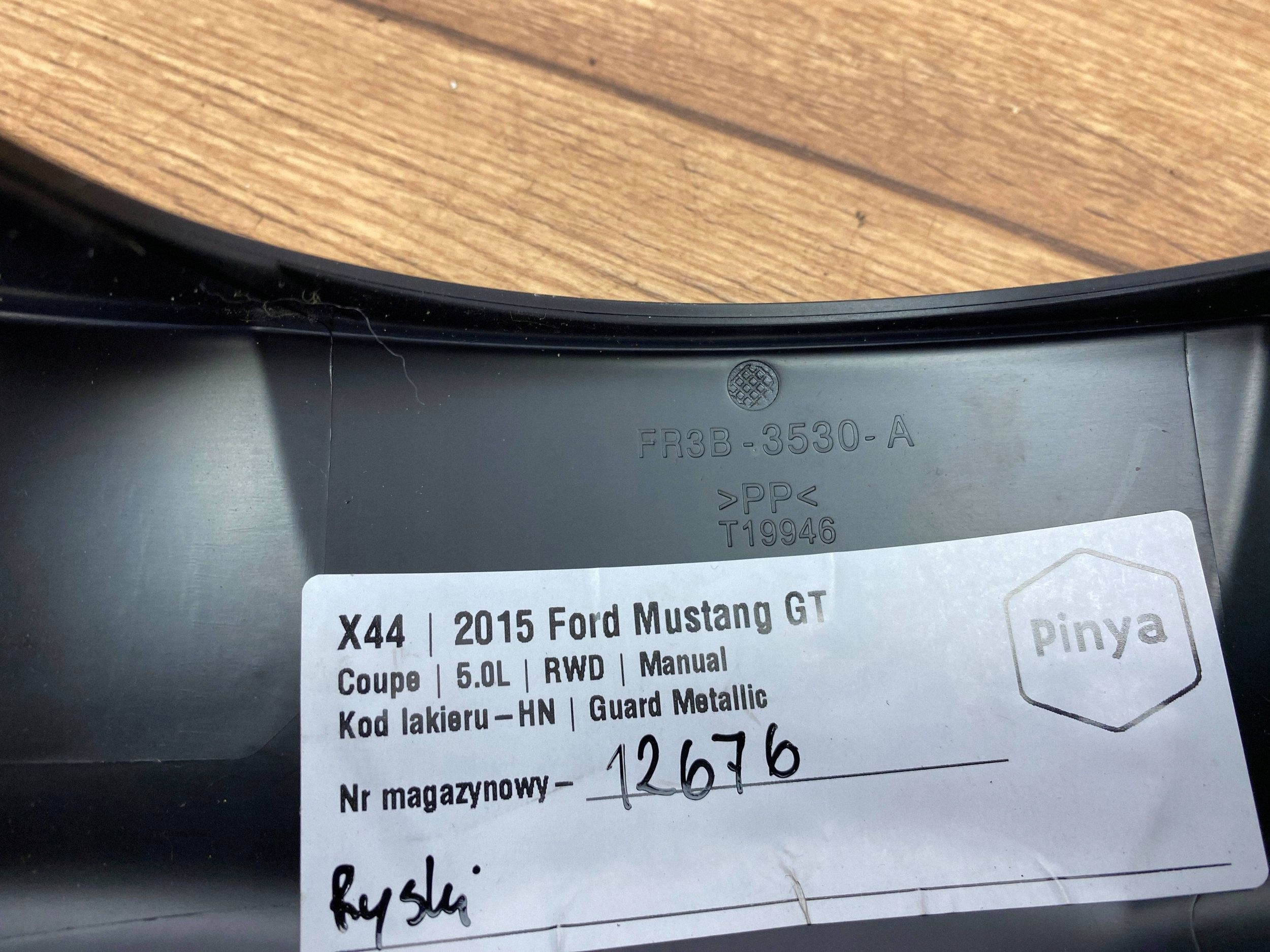 Dekor des Lenkrads Blende Abdeckung der Lenksäule Ford Mustang VI 2015+