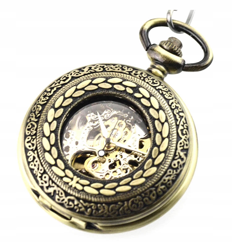 Krásné Mechanické Kapesní Hodinky S Věncem