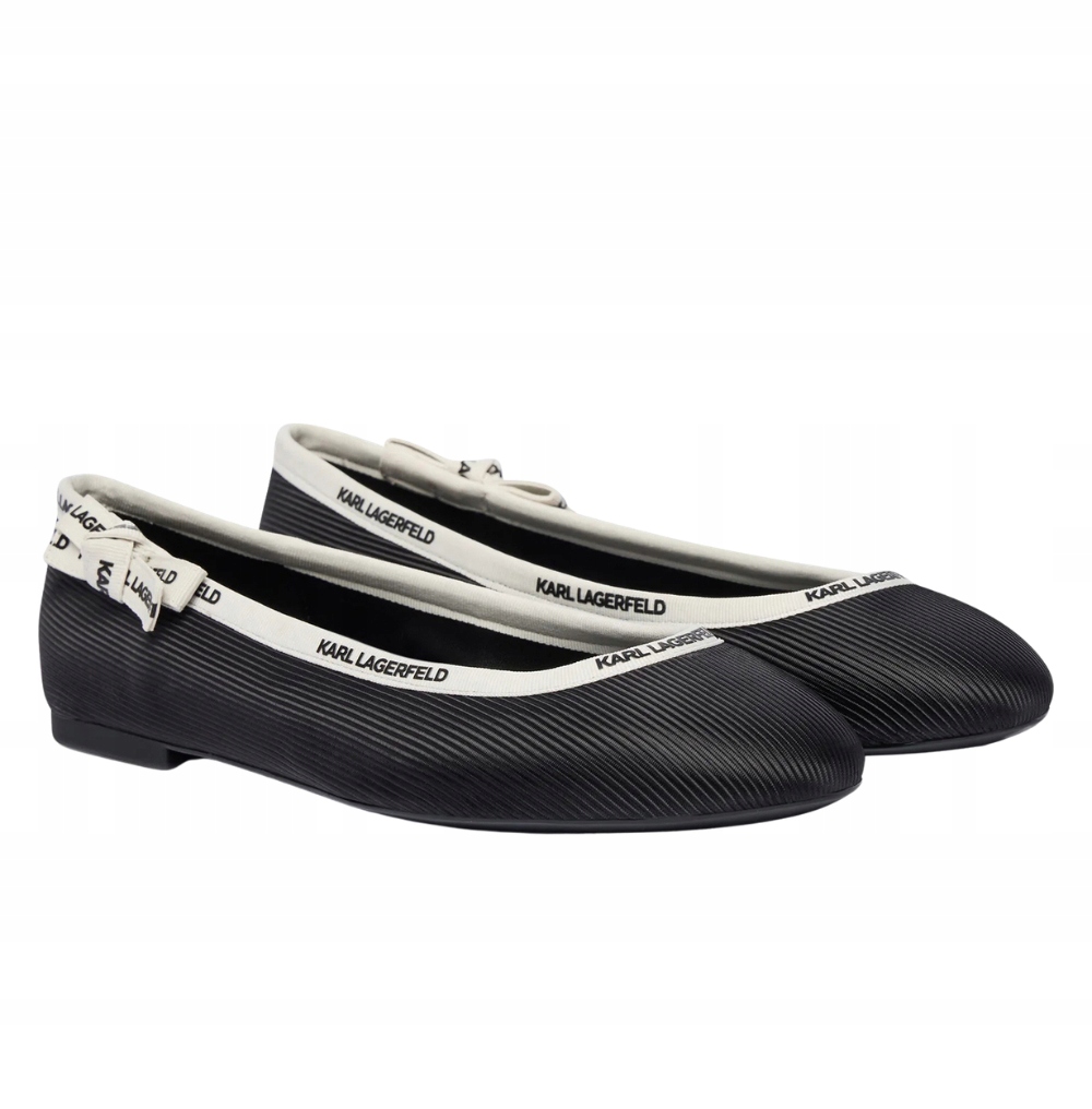Karl Lagerfeld Černé dámské baleríny Karo 37