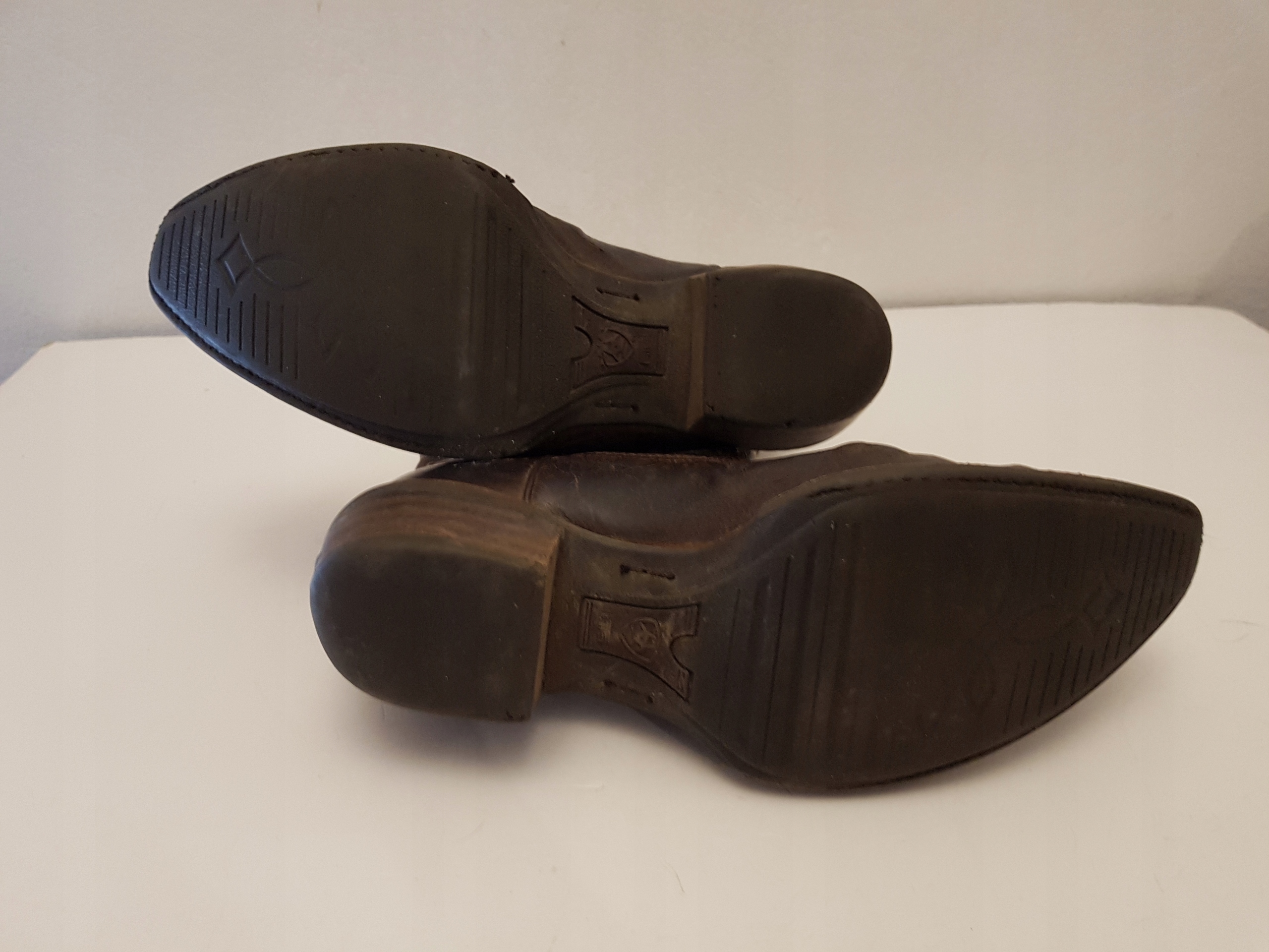 ARIAT BOTKI KOWBOJKI BUTY SKÓRZANE R.38,5 \24 CM Model KOWBOJKI