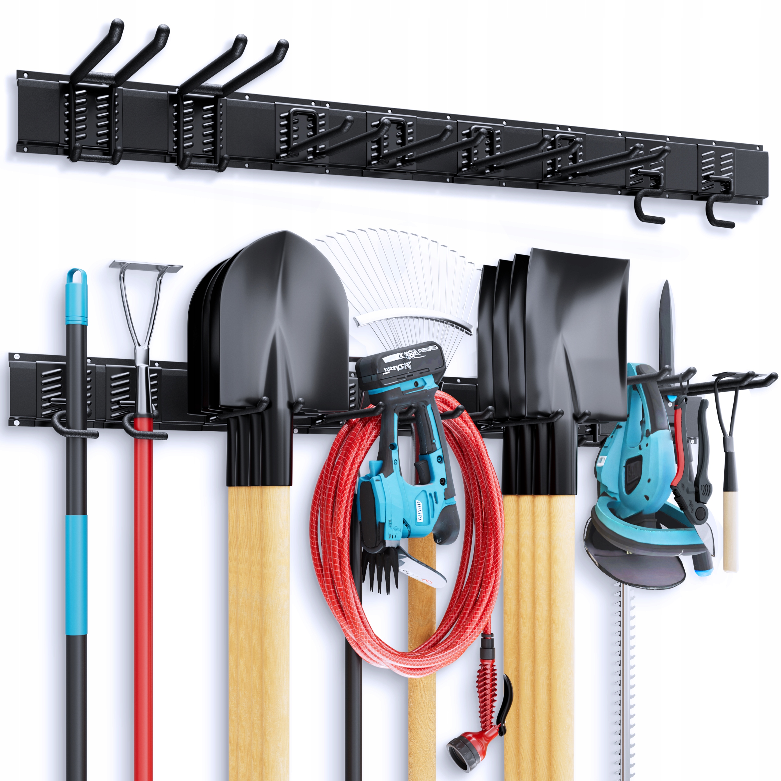 Háčky na zahradní nářadí, garážové háky, sada háků pro betlém 160 kg