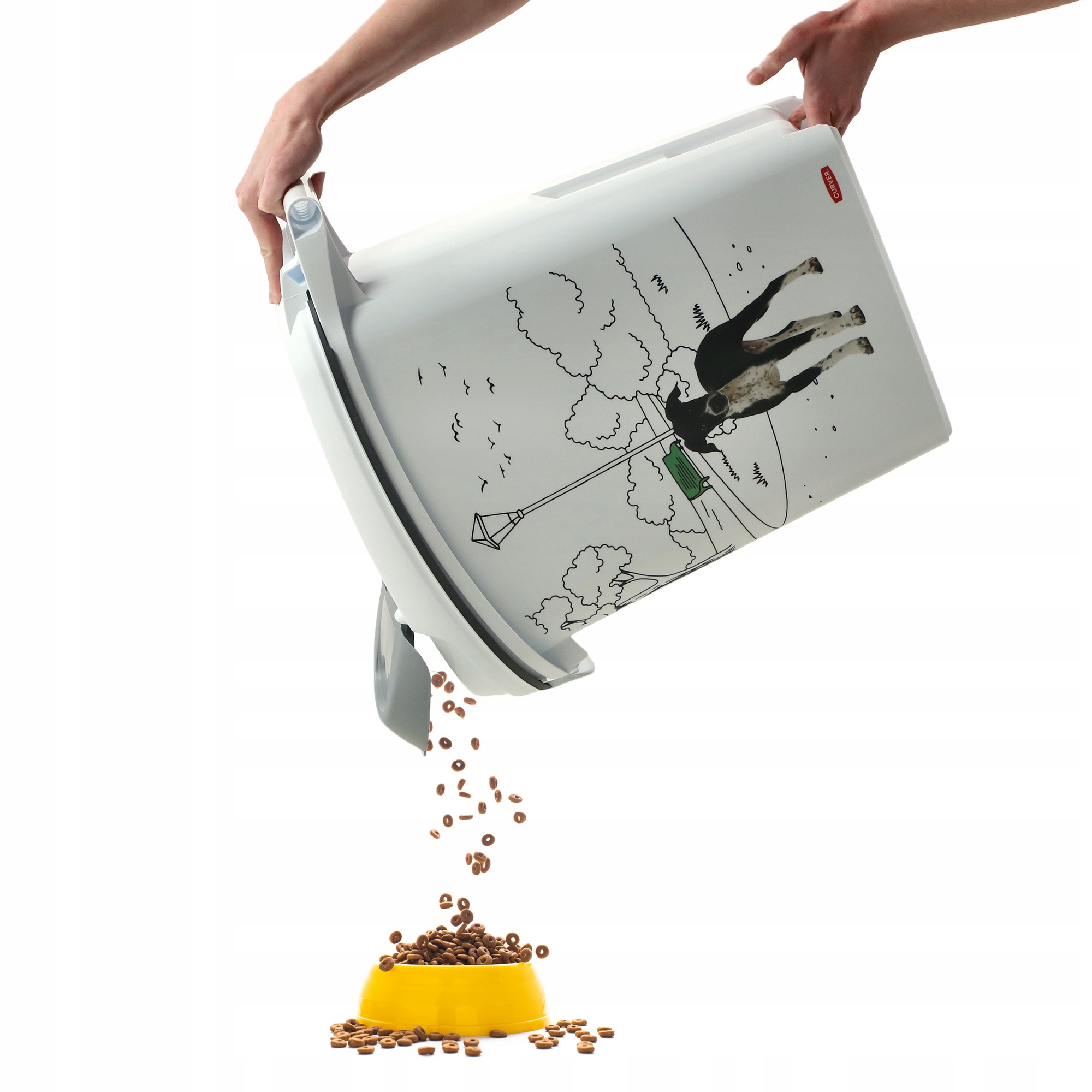 CURVER NÁDOBA NA KRMIVO PRE PSA 10 kg 23L VEĽKÁ Kapacita 23 l