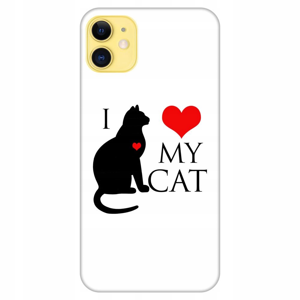 

Etui do iPhone 11 Kocham mojego kota